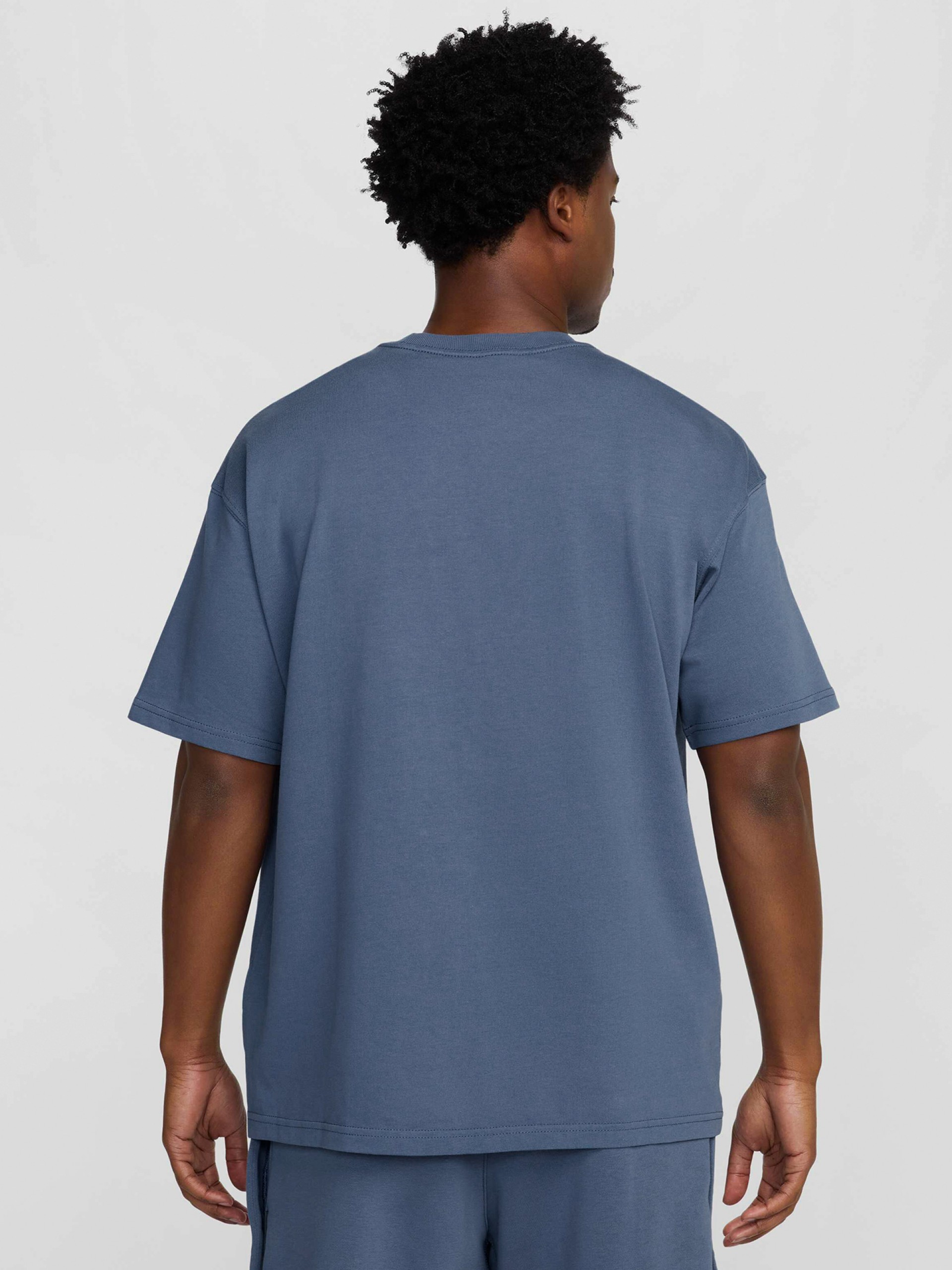 T-shirt de Basquetebol Nike LeBron Max90 Azul Para Homem