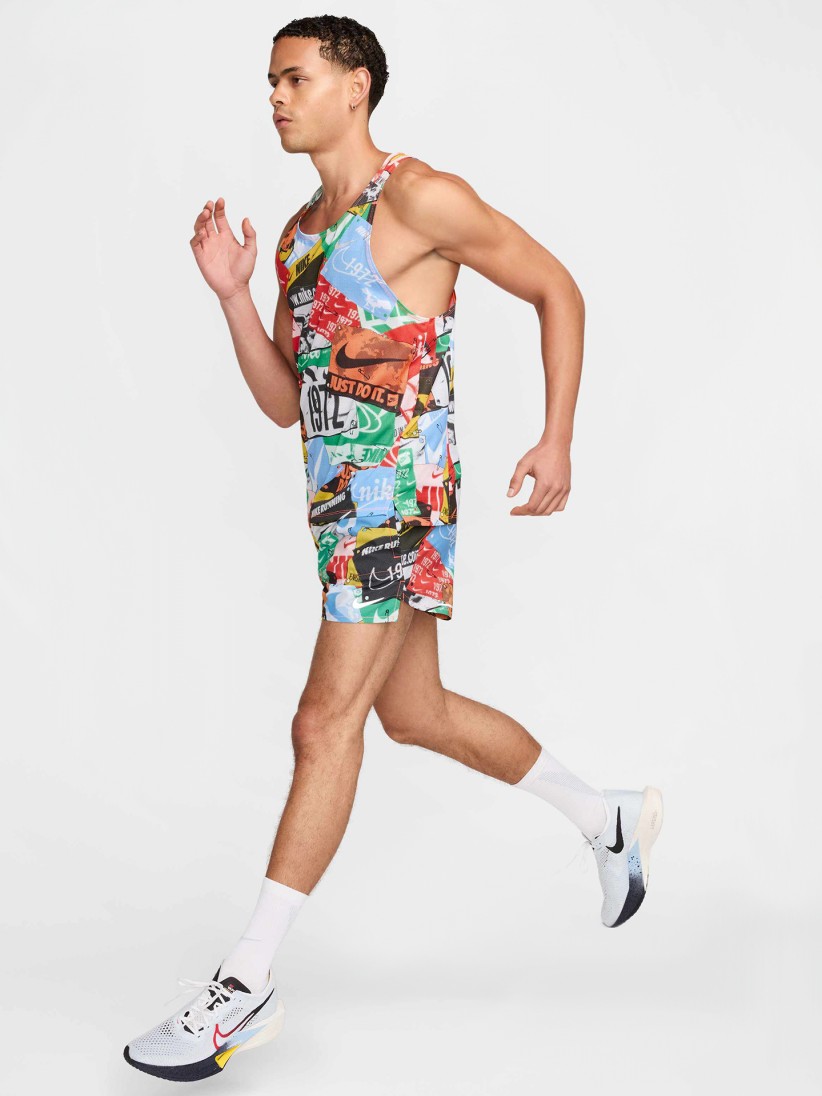 Camisola de Alas de Running Nike Fast Run Energy Dri-FIT Multicor Para Homem