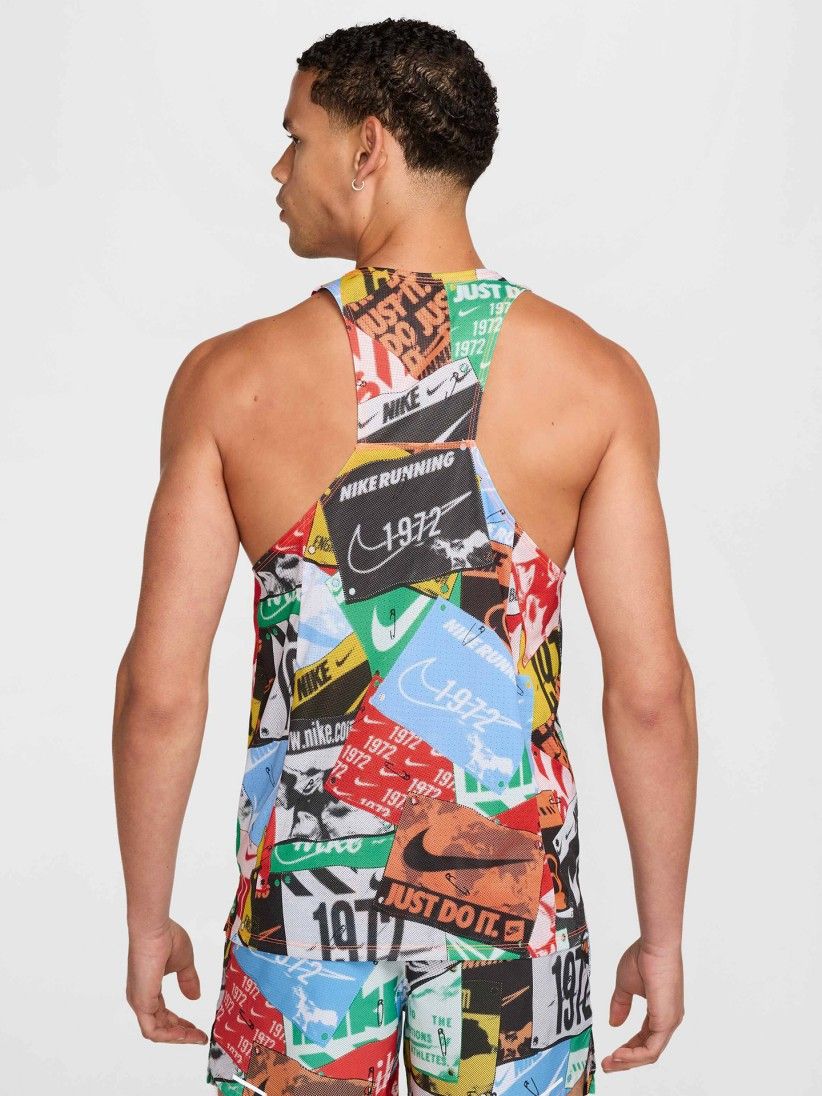 Camisola de Alas de Running Nike Fast Run Energy Dri-FIT Multicor Para Homem