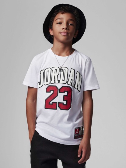 T-shirt Nike Jordan Practice Flight Branca Jnior