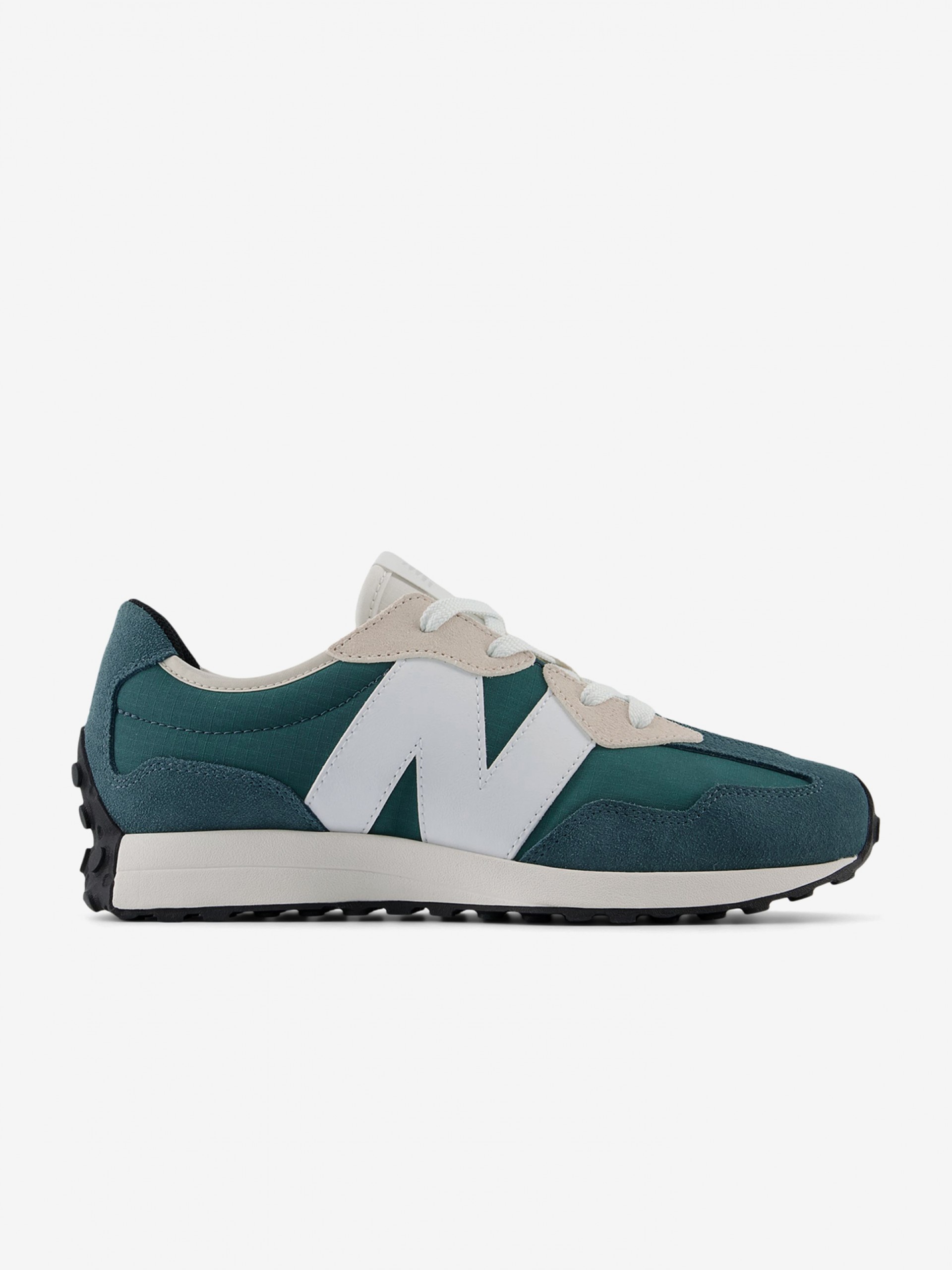 New Balance GS327 V1 Green and White Sneakers