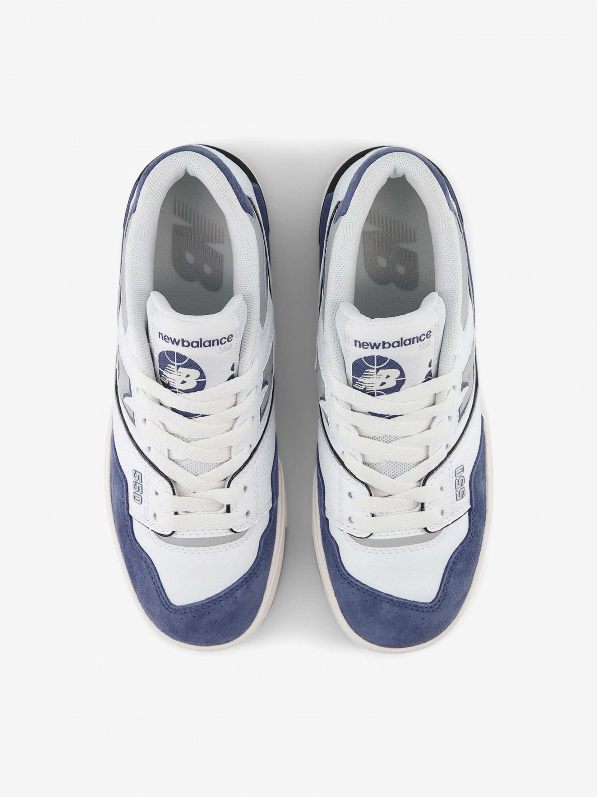 Sapatilhas New Balance GSB550 V1 Brancas e Azuis