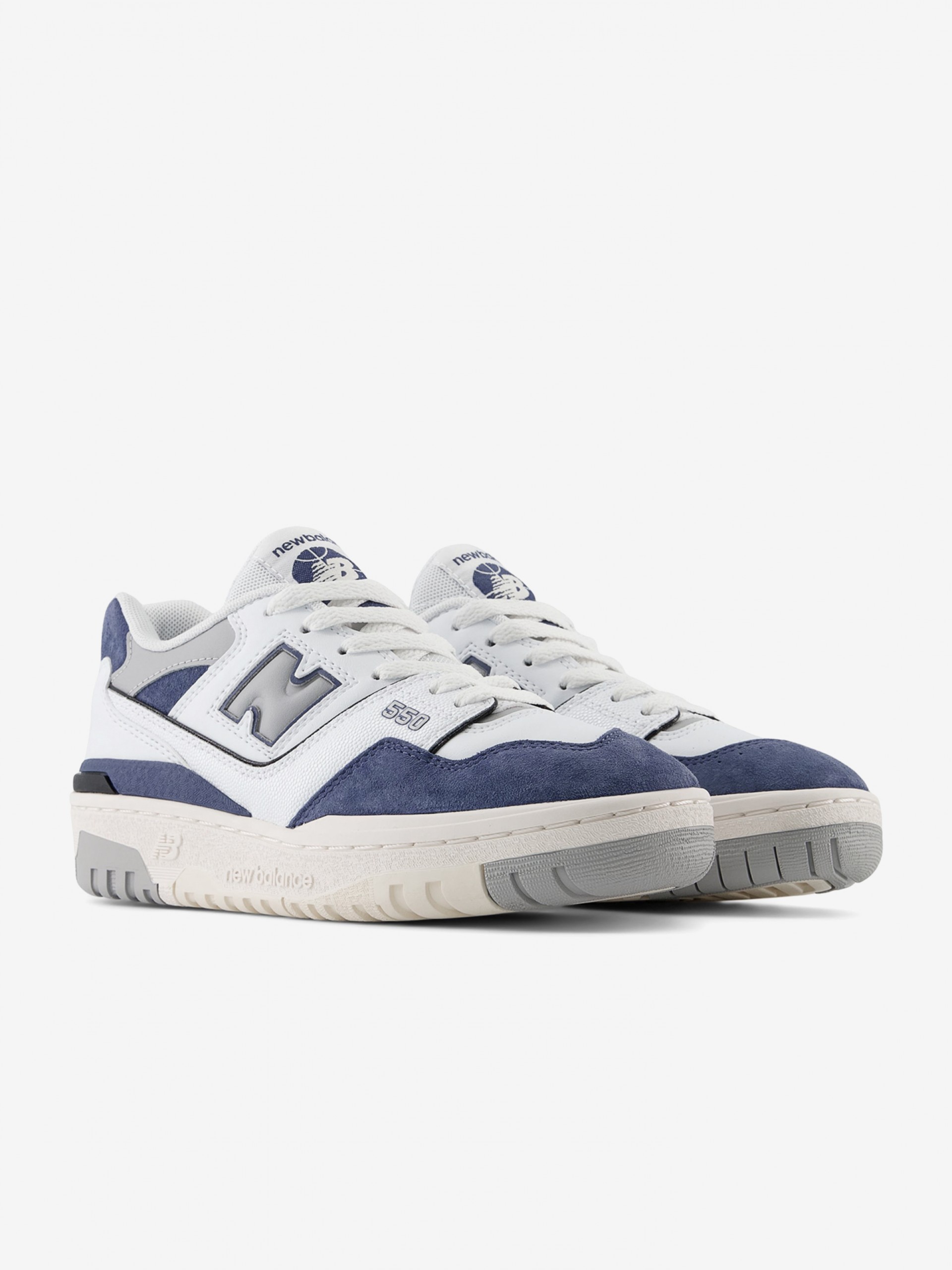 Sapatilhas New Balance GSB550 V1 Brancas e Azuis