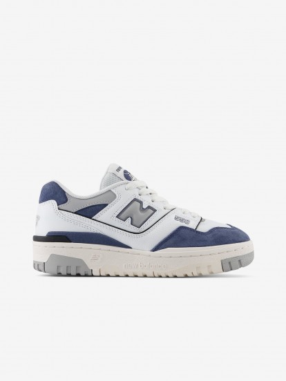 New Balance PSB550 V1 White and Blue Sneakers