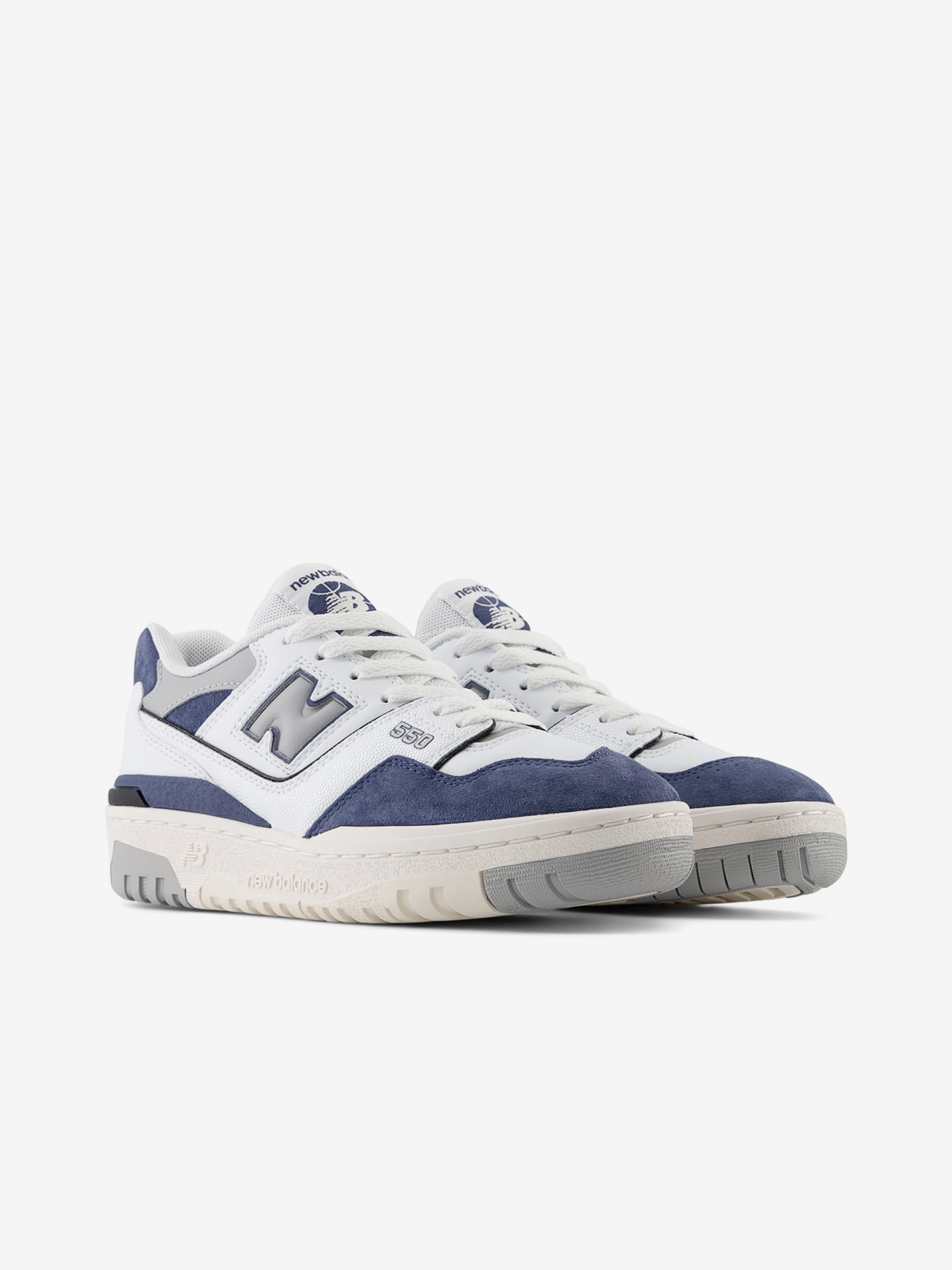 Sapatilhas New Balance PSB550 V1 Brancas e Azuis