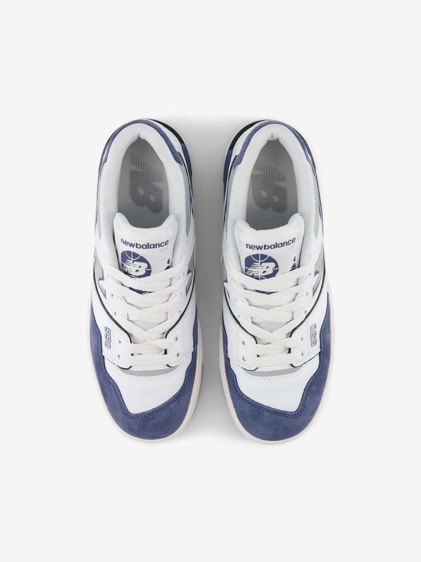 Sapatilhas New Balance PSB550 V1 Brancas e Azuis
