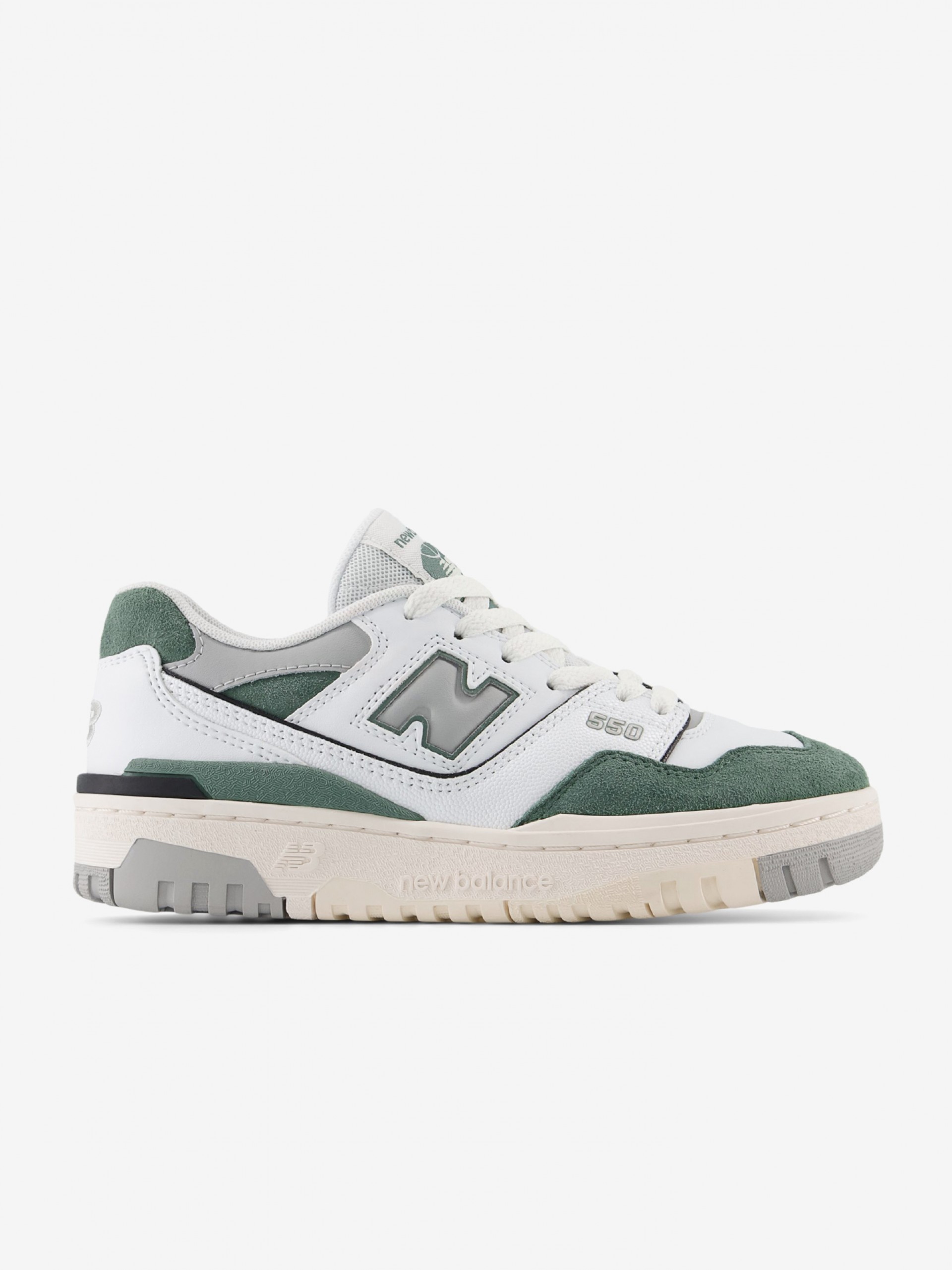 Sapatilhas New Balance GSB550 V1 Brancas e Verdes