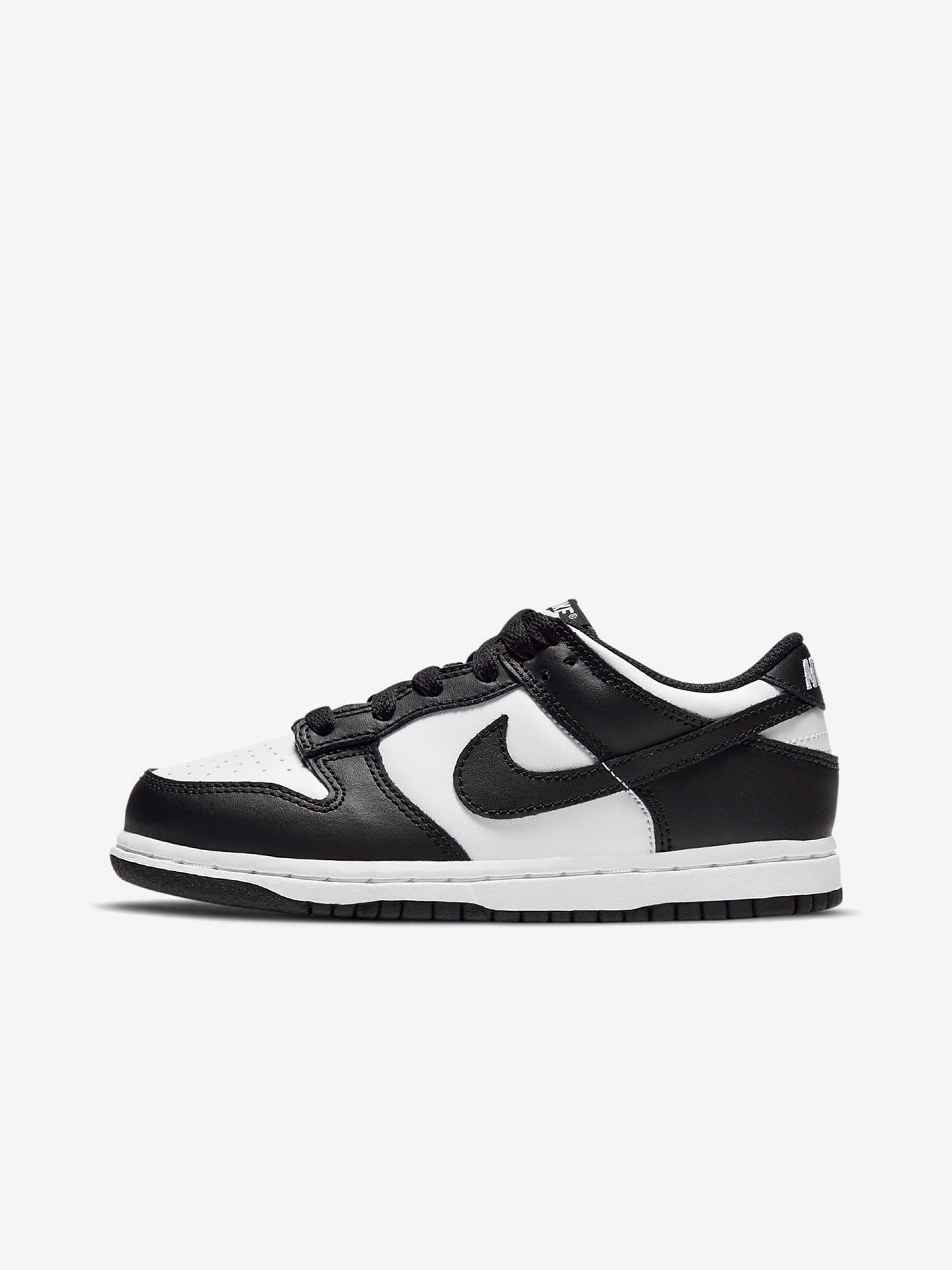Zapatillas Nike Dunk Low Negras y Blancas Para Niño