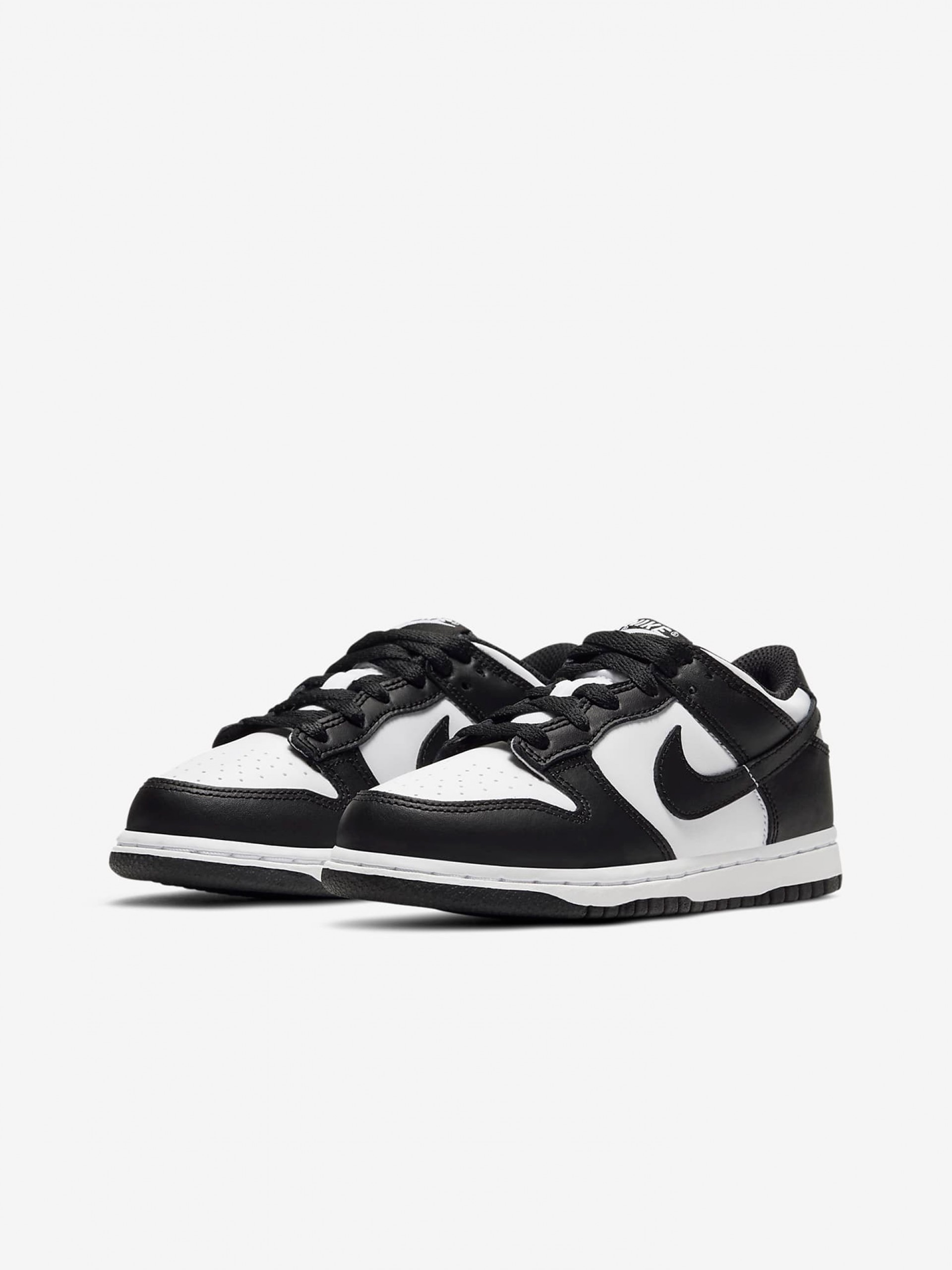 Zapatillas Nike Dunk Low Negras y Blancas Para Niño