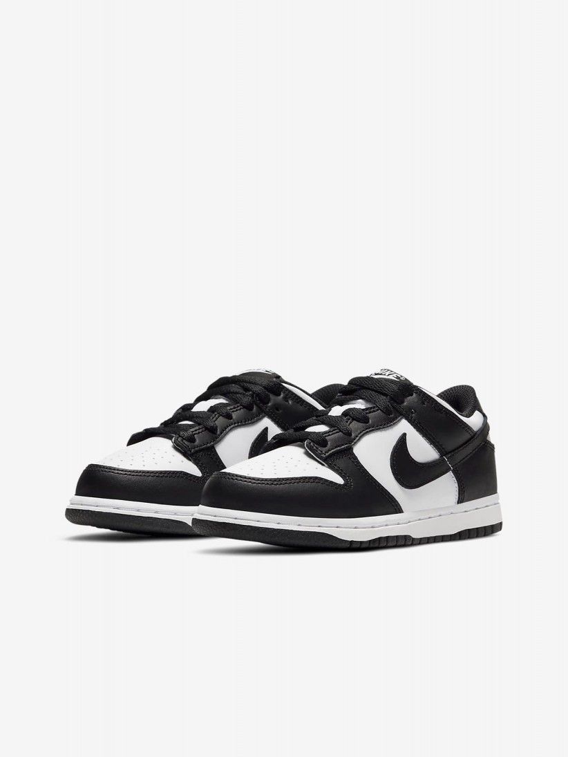 Zapatillas Nike Dunk Low Negras y Blancas Para Ni�o