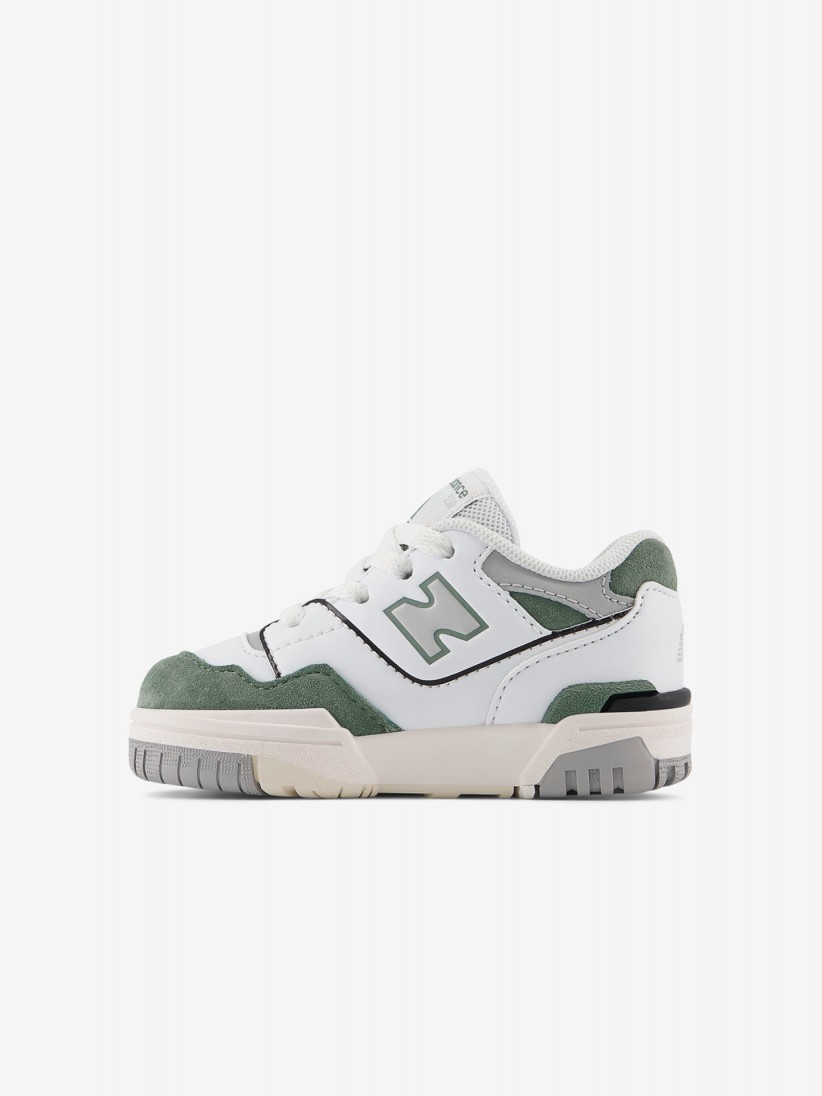 Sapatilhas New Balance ISB550 Brancas e Verdes