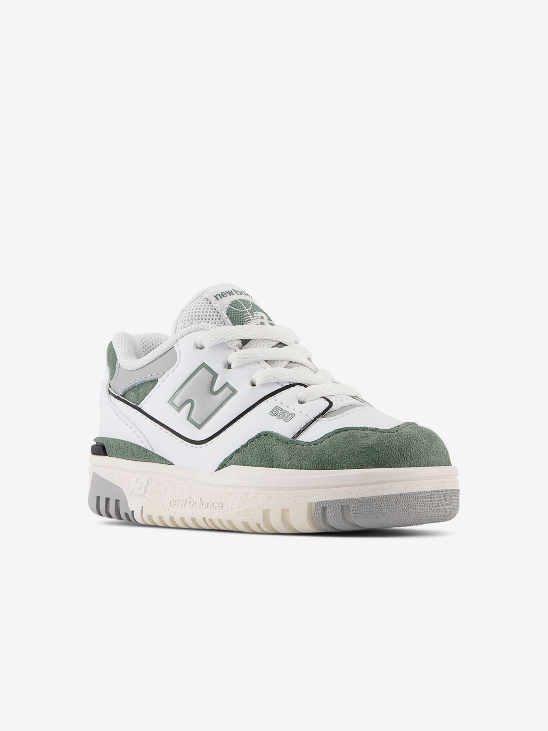 Sapatilhas New Balance ISB550 Brancas e Verdes
