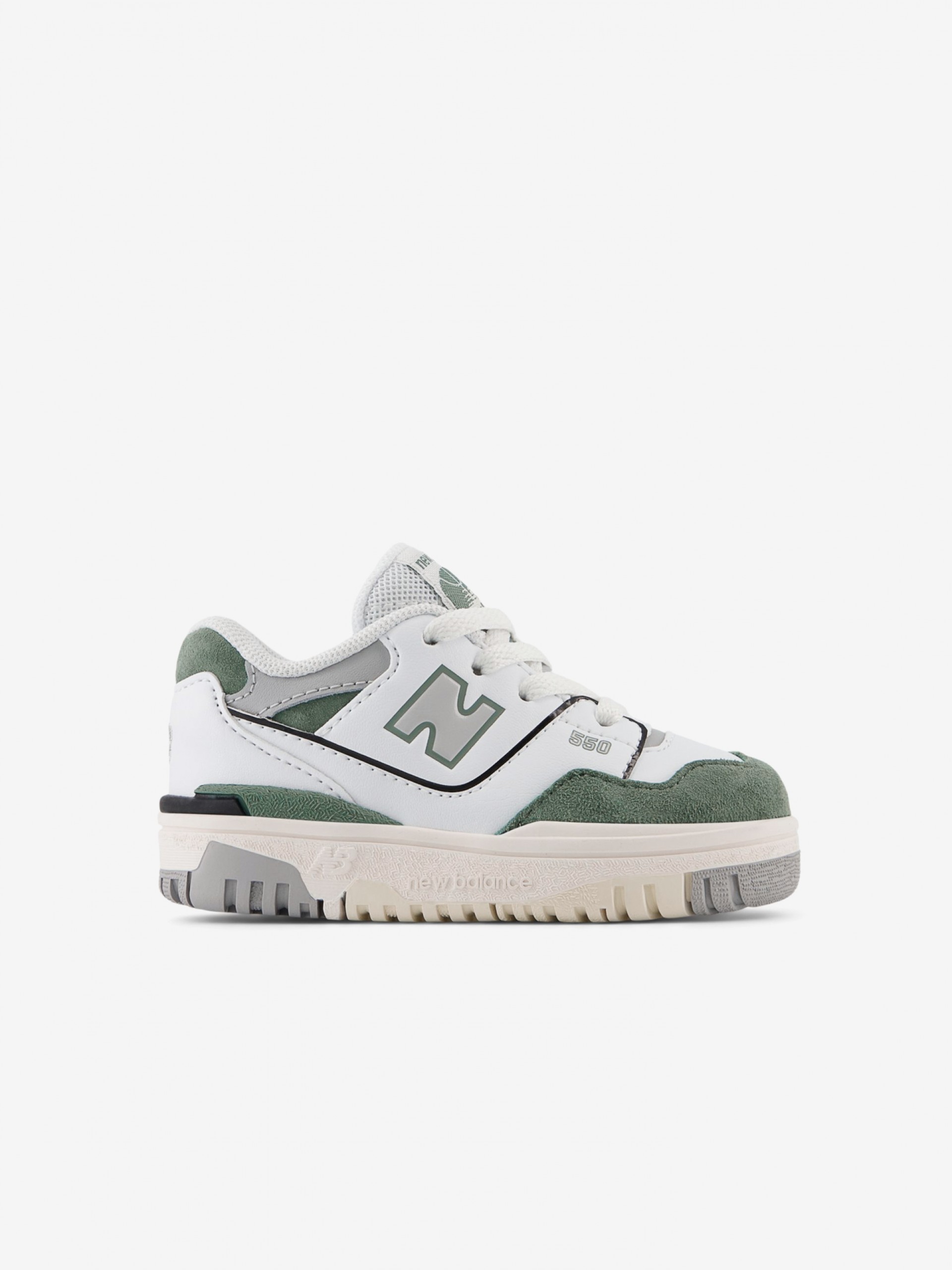 Sapatilhas New Balance ISB550 Brancas e Verdes