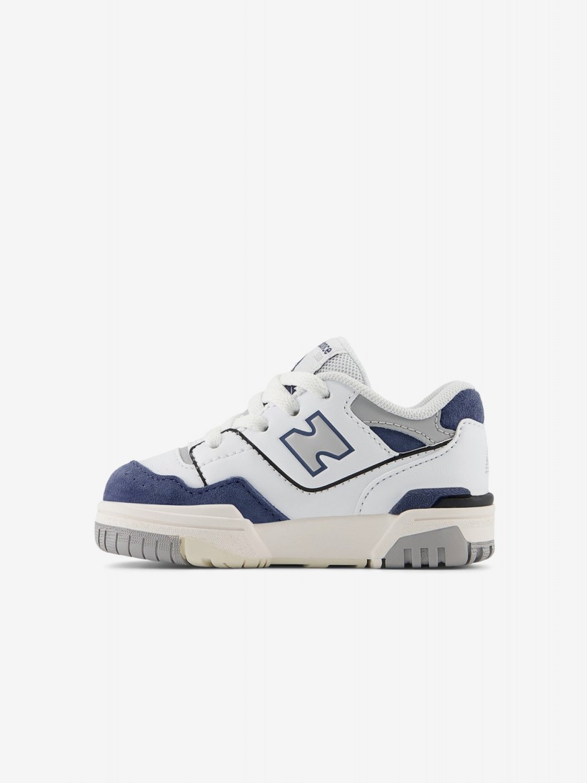 Sapatilhas New Balance ISB550 Brancas e Azuis