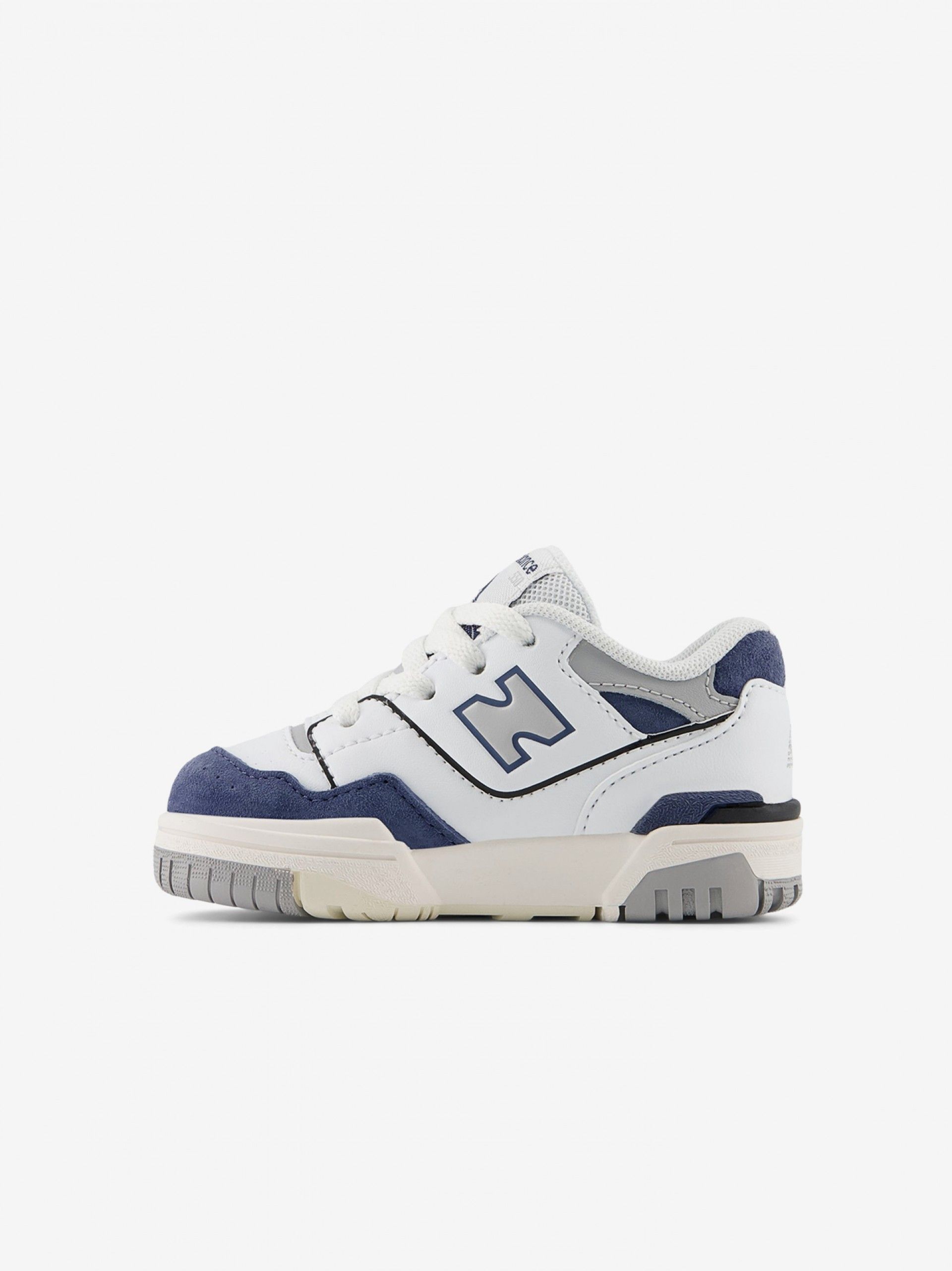 New Balance ISB550 White and Blue Sneakers