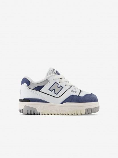 Sapatilhas New Balance ISB550 Brancas e Azuis