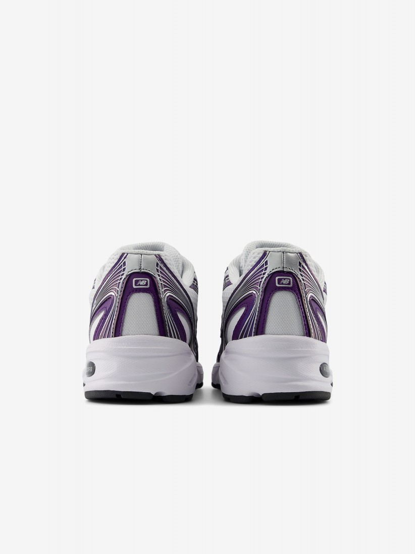 New Balance U740 V2 White and Purple Sneakers