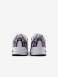 New Balance U740 V2 White and Purple Sneakers
