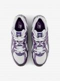 New Balance U740 V2 White and Purple Sneakers