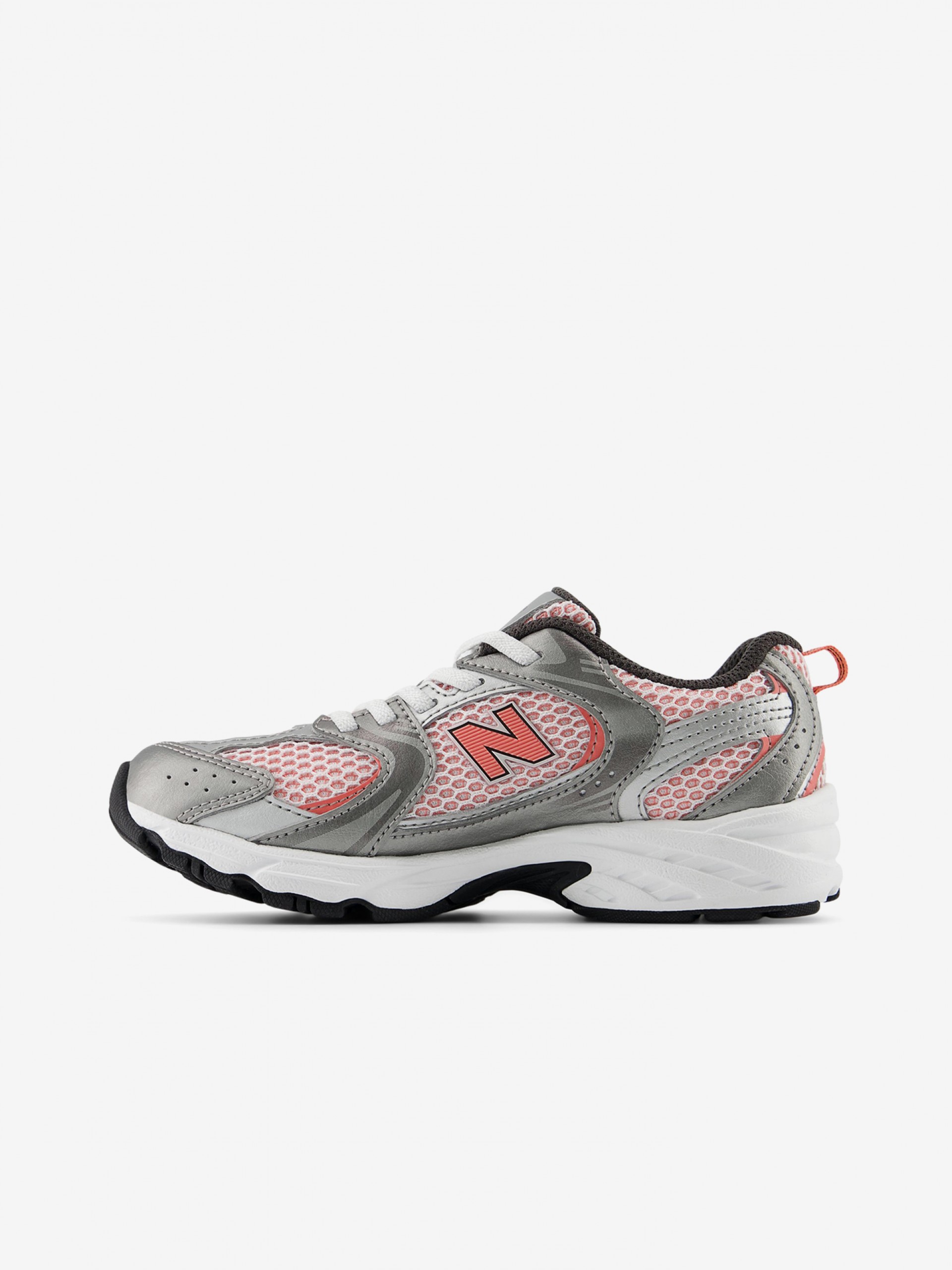 Sapatilhas New Balance PZ530 V1 Prateadas e Coral