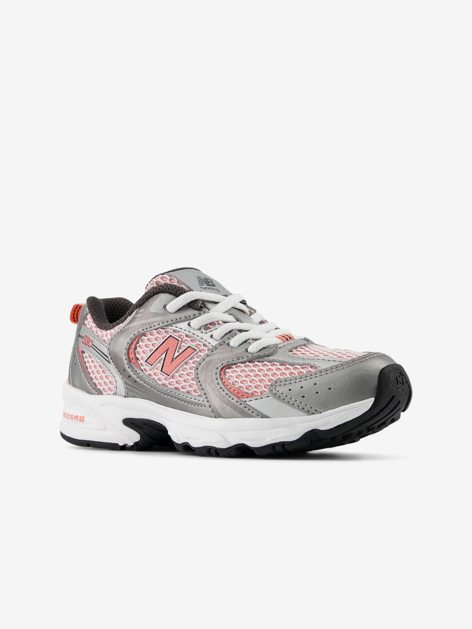 Sapatilhas New Balance PZ530 V1 Prateadas e Coral