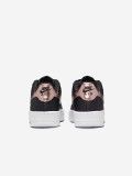 Sapatilhas Nike Air Force 1 Pretas e Rosa Metalizado Para Criana