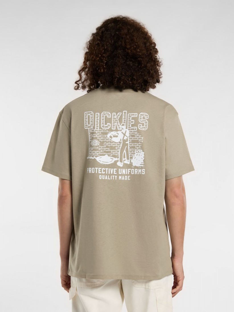 T-shirt Dickies Service Bricklane Bege
