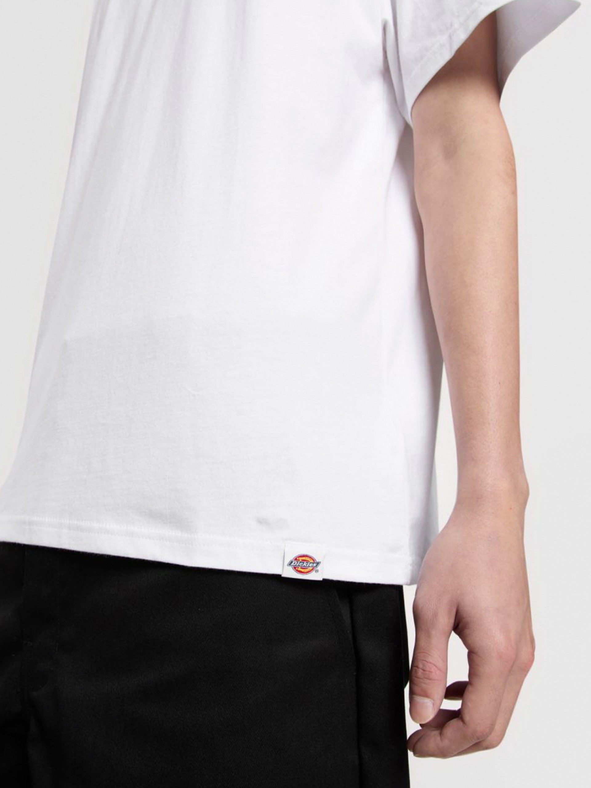 Camiseta Dickies Circle Logo Blanca