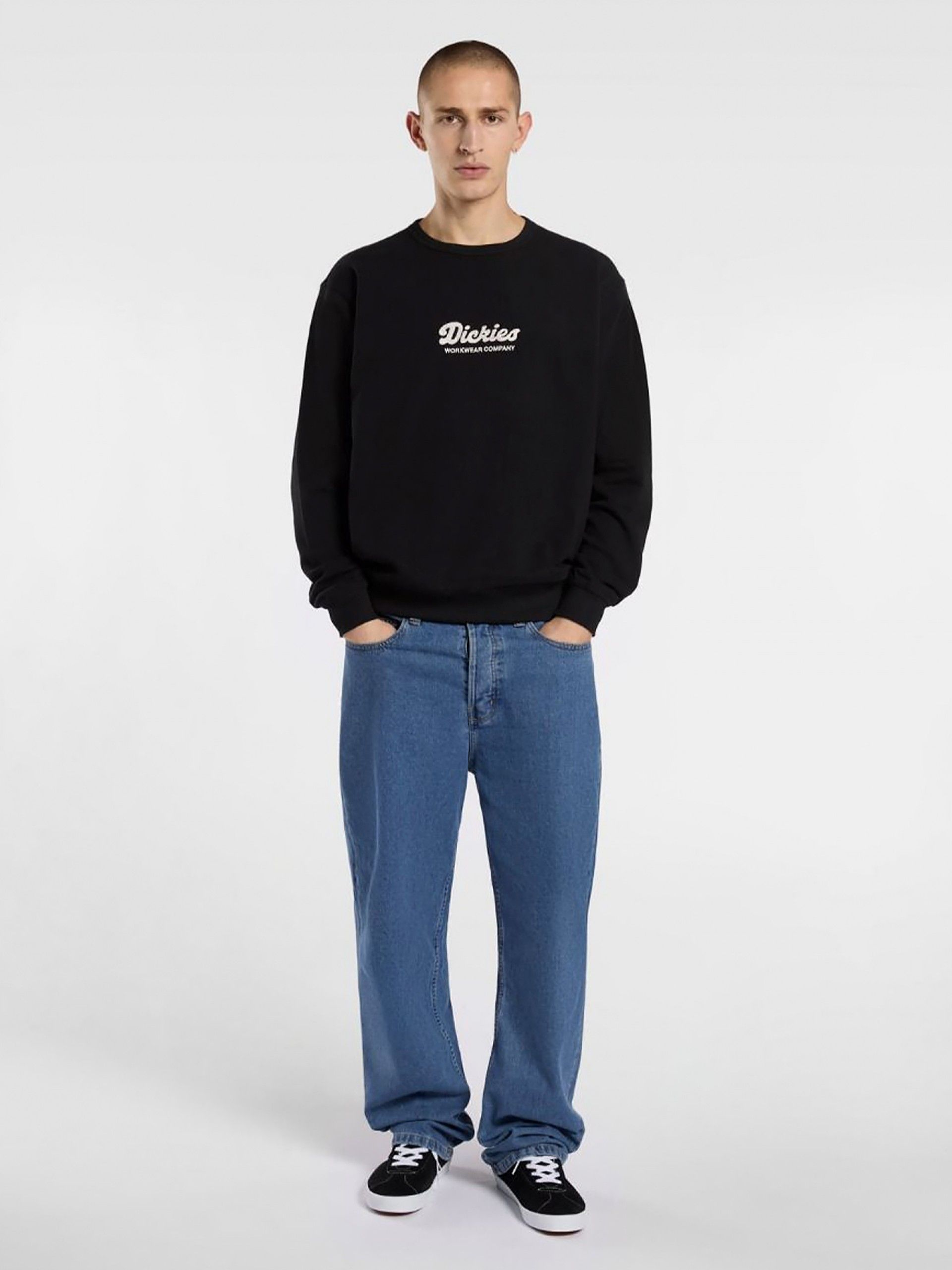 Camisola Dickies Crew Lewistown Preta