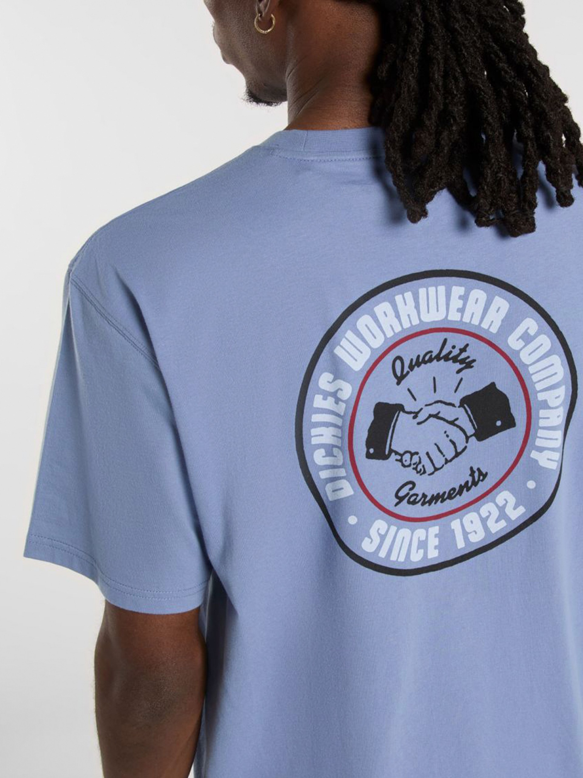 Camiseta Dickies Circle Logo Azul