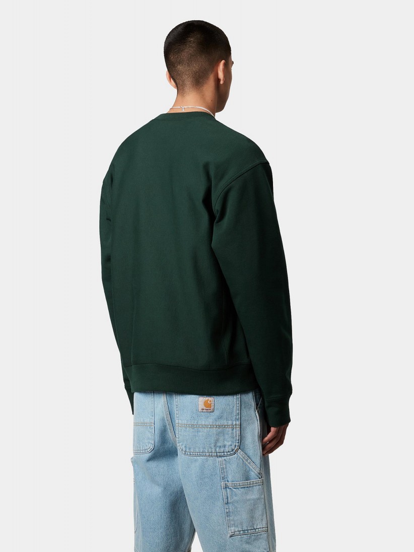 Sudadera Carhartt WIP American Script Verde