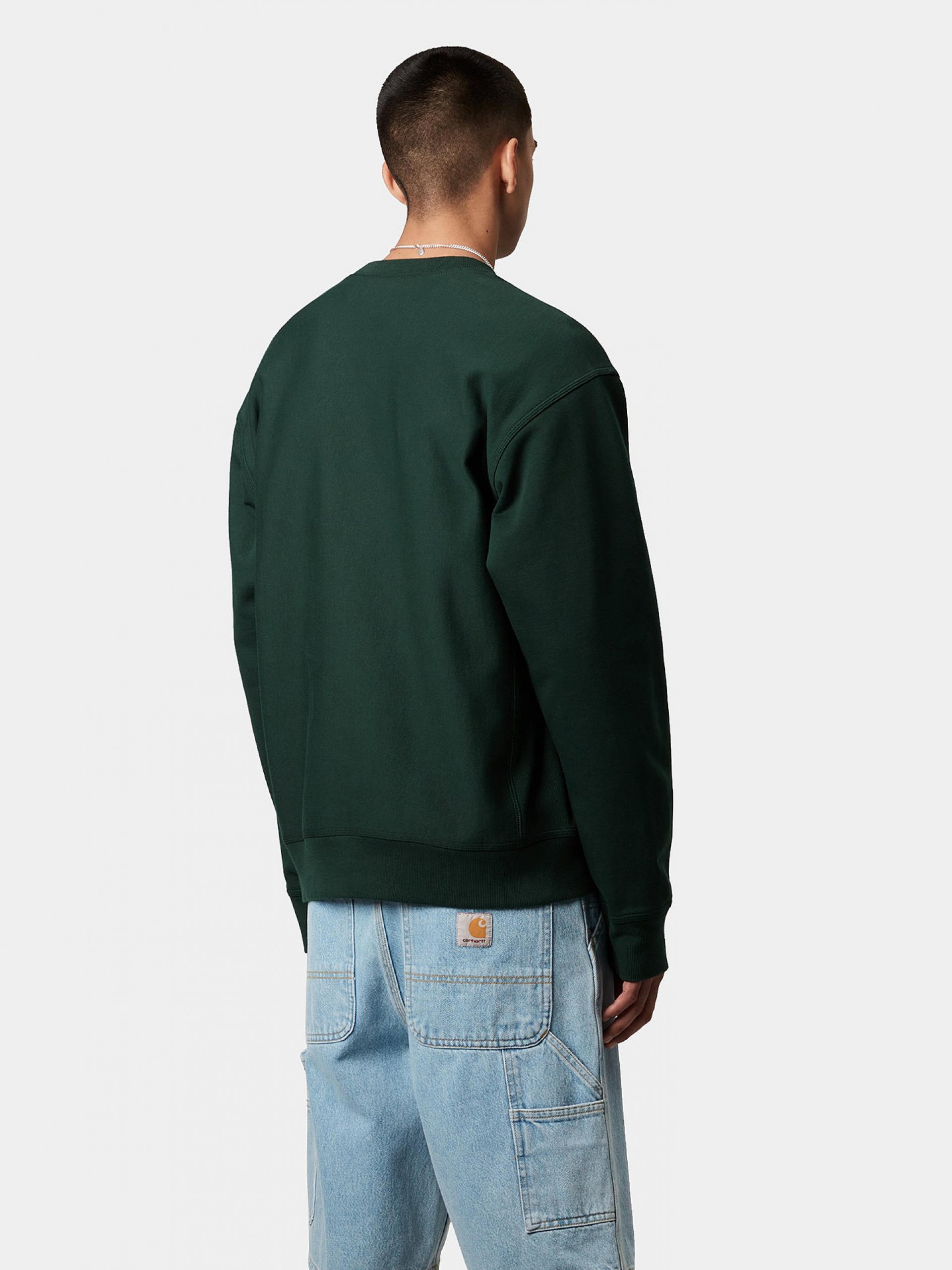 Camisola Carhartt WIP American Script Verde