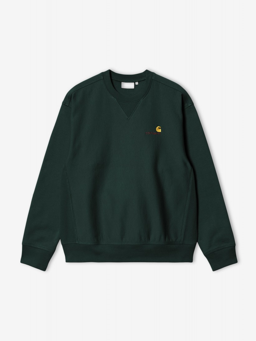 Sudadera Carhartt WIP American Script Verde