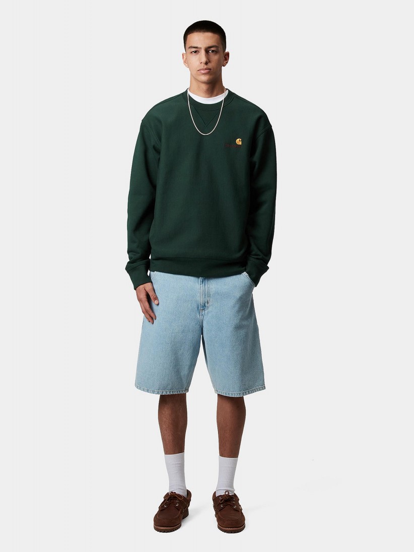 Sudadera Carhartt WIP American Script Verde
