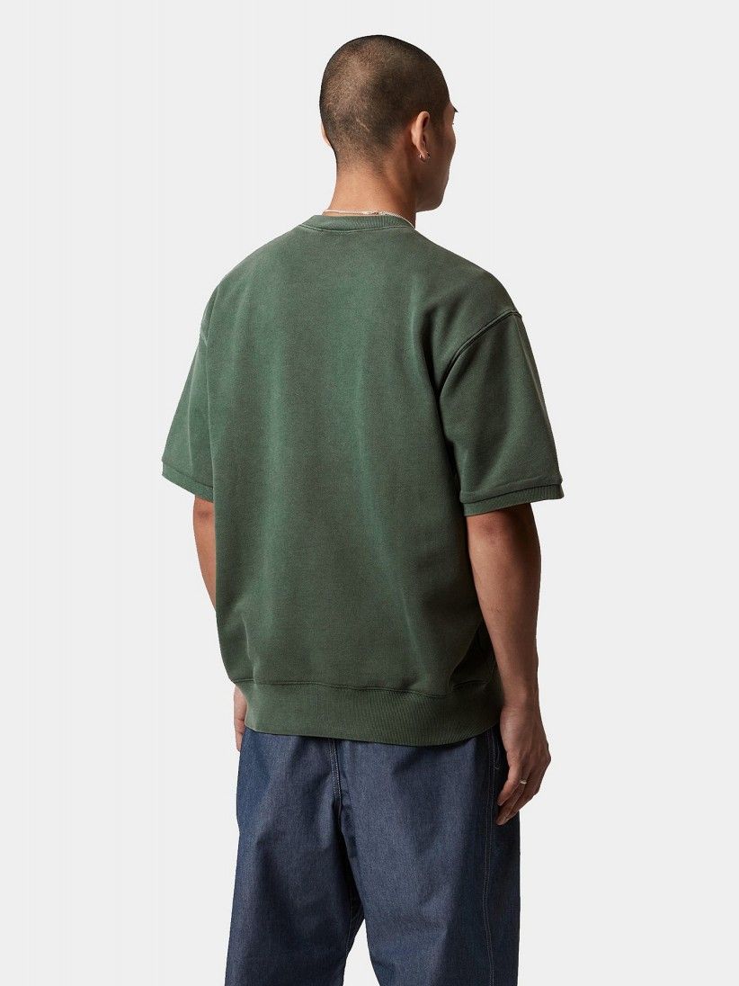 Sudadera de Manga Corta Carhartt WIP Library Verde