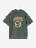 Sudadera de Manga Corta Carhartt WIP Library Verde