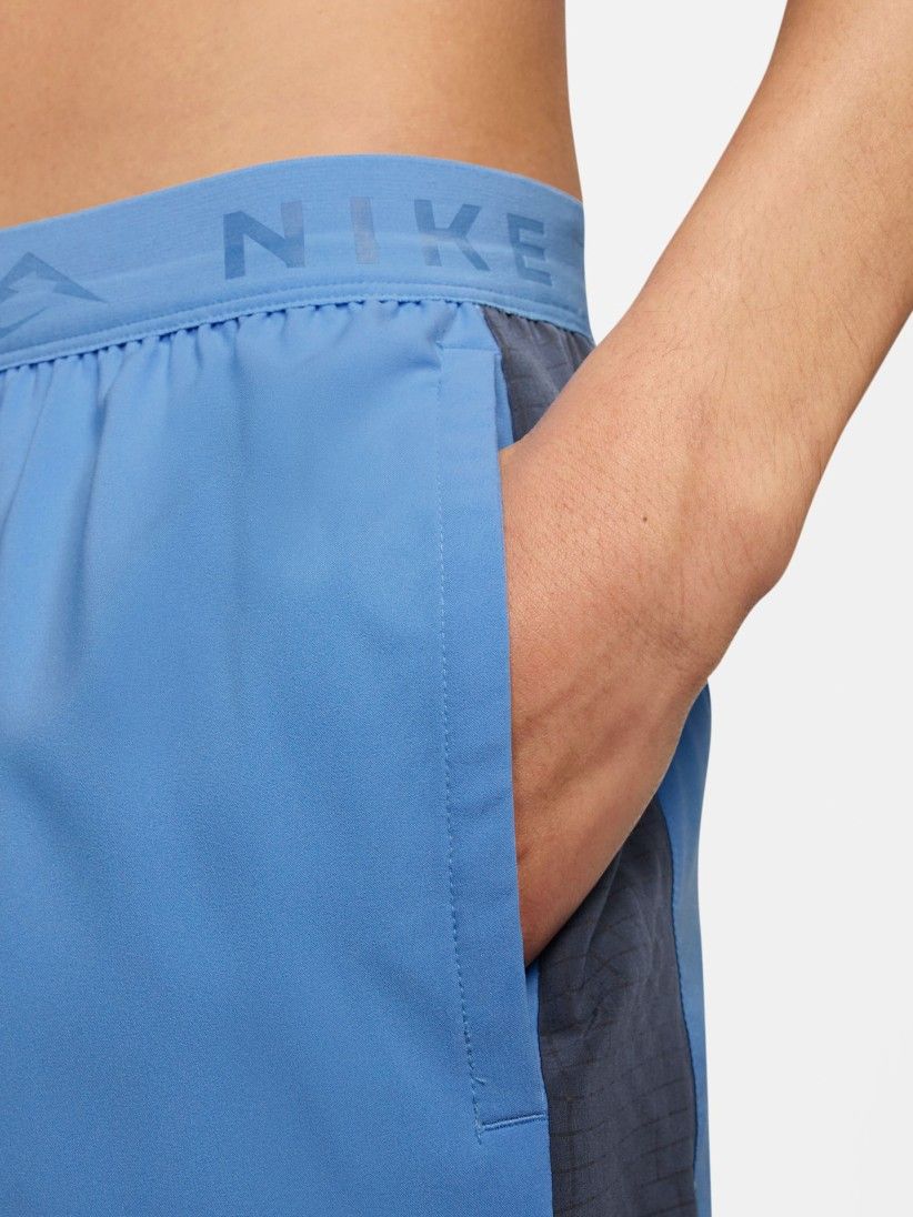 Cales de Trail Nike Dri-FIT 15cm Azuis Para Homem