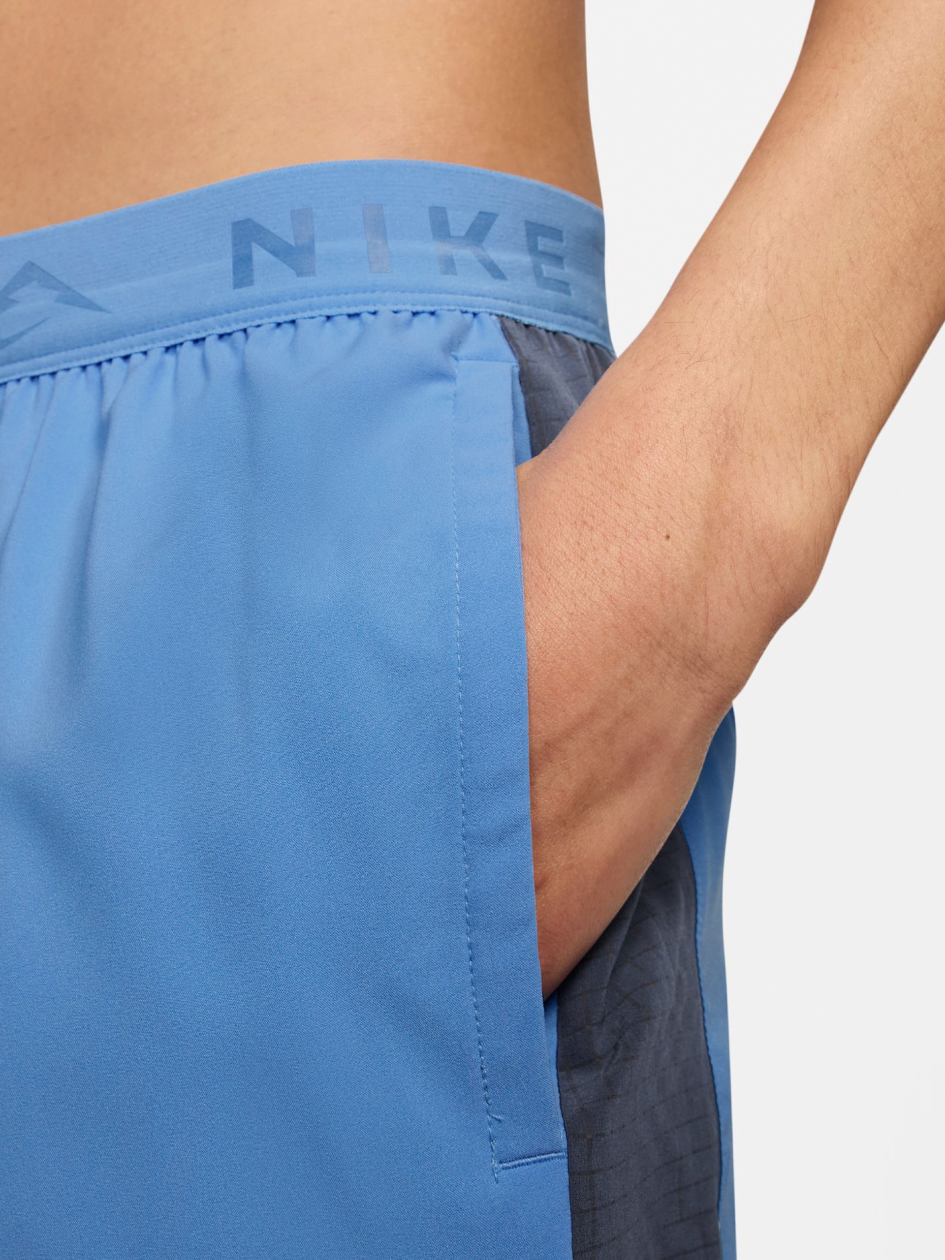 Pantalones Cortos de Trail Nike Dri-FIT 15cm Azules Para Hombre