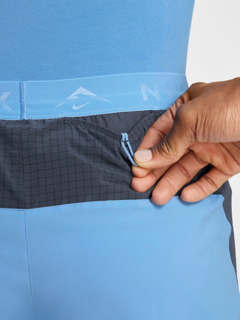 Cales de Trail Nike Dri-FIT 15cm Azuis Para Homem