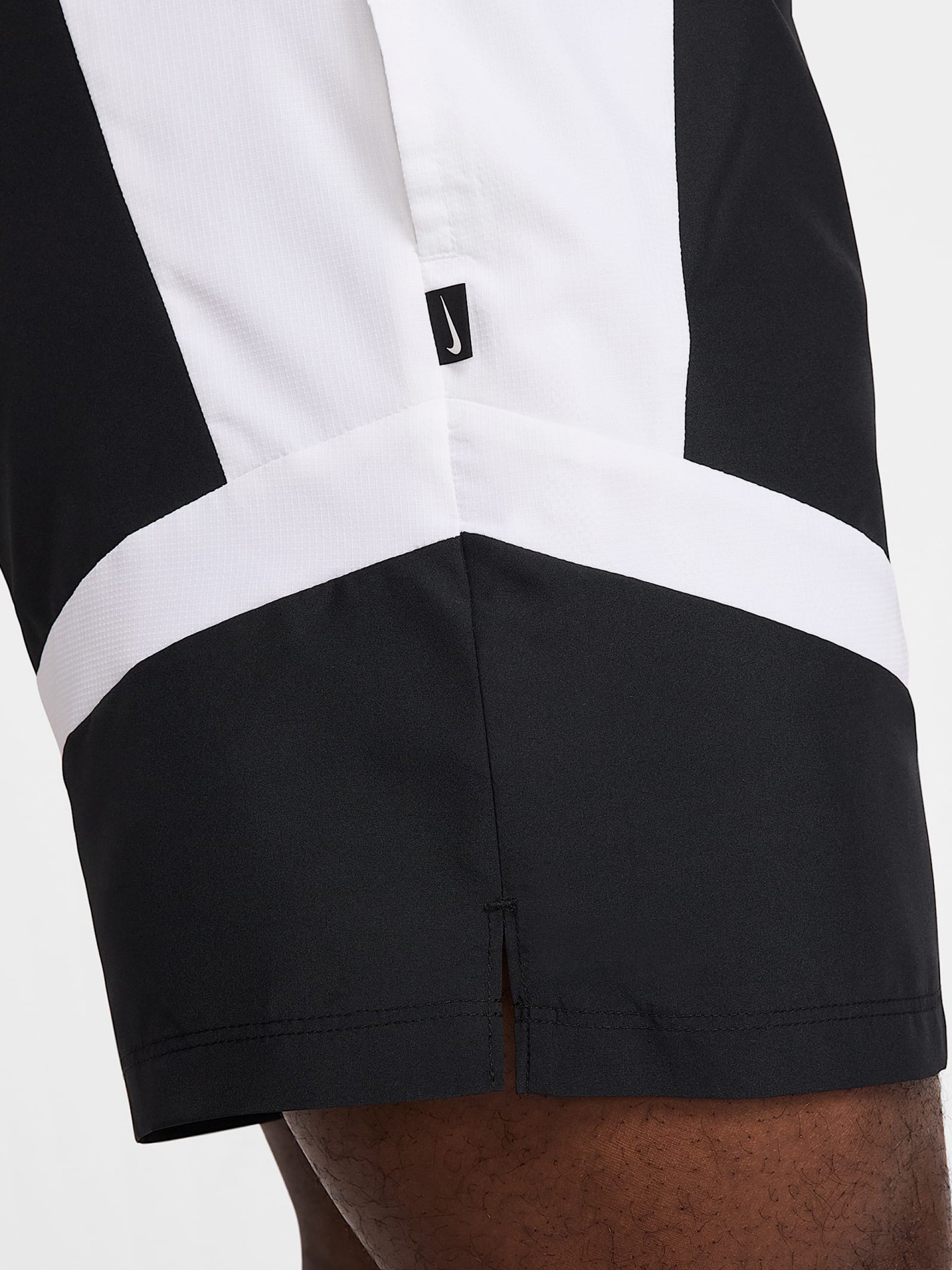 Pantalones Cortos de Baloncesto Nike Icon 15cm Negros y Blancos Para Hombre