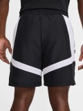 Pantalones Cortos de Baloncesto Nike Icon 15cm Negros y Blancos Para Hombre