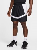 Pantalones Cortos de Baloncesto Nike Icon 15cm Negros y Blancos Para Hombre
