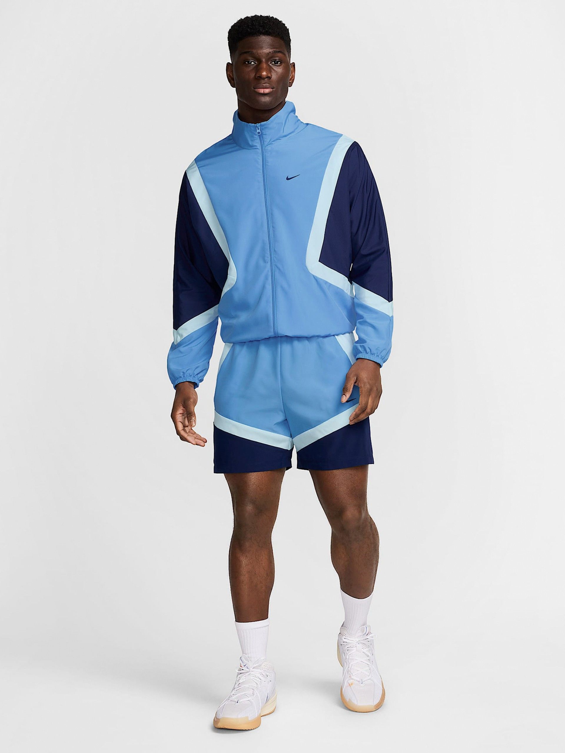 Pantalones Cortos de Baloncesto Nike Icon 15cm Azules Para Hombre