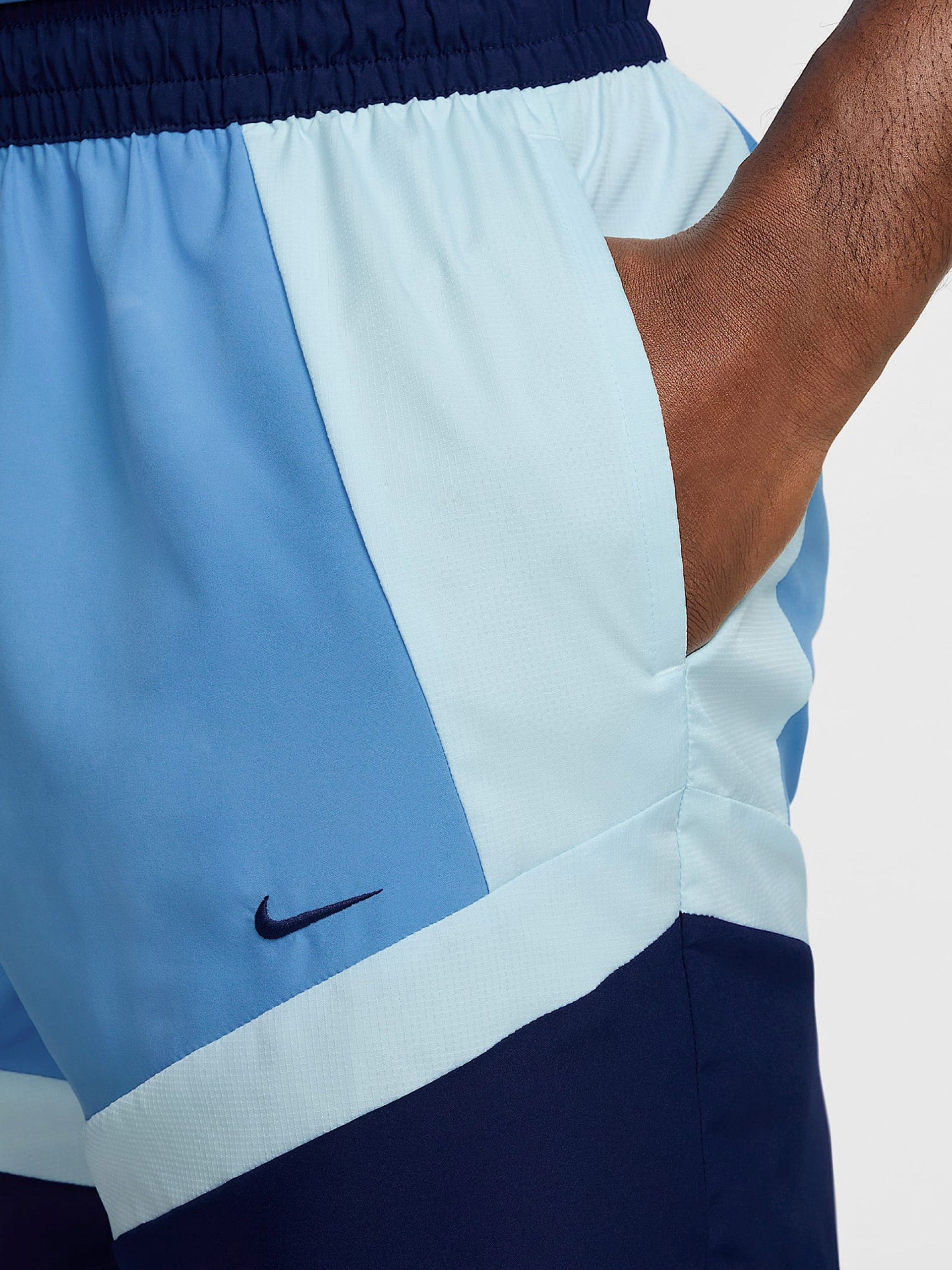 Calções de Basquetebol Nike Icon 15cm Azuis Para Homem