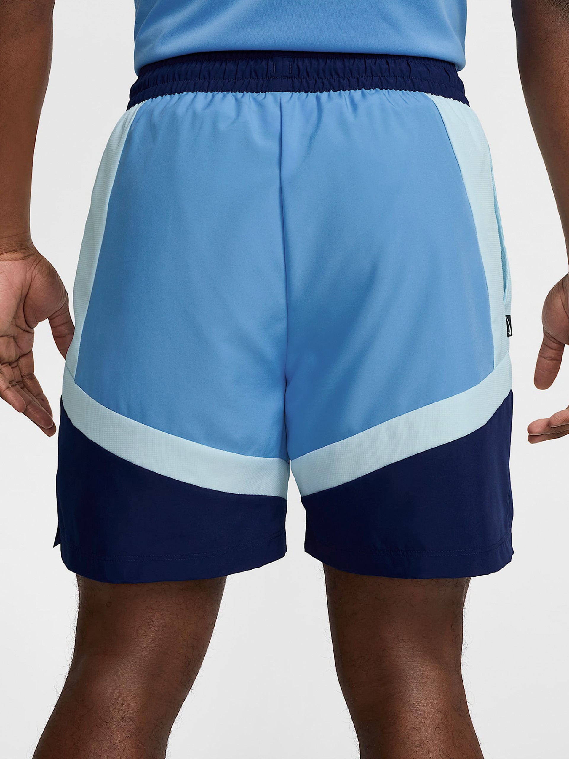 Calções de Basquetebol Nike Icon 15cm Azuis Para Homem