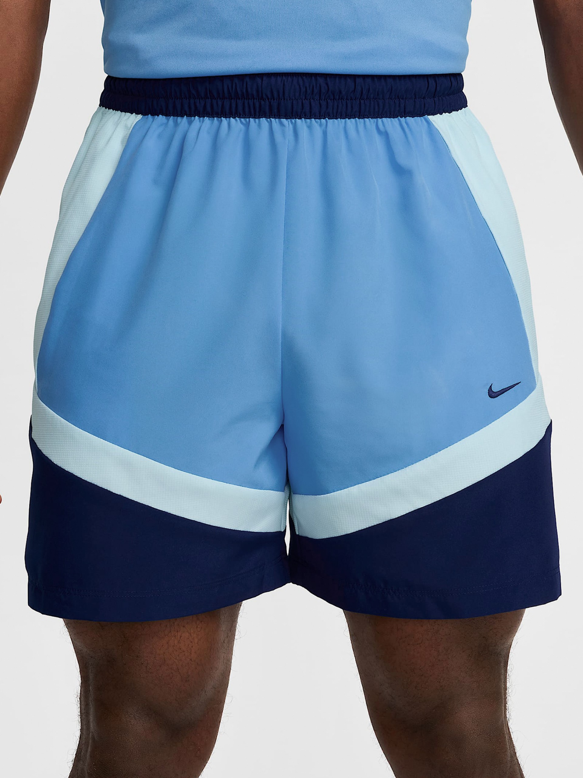 Calções de Basquetebol Nike Icon 15cm Azuis Para Homem