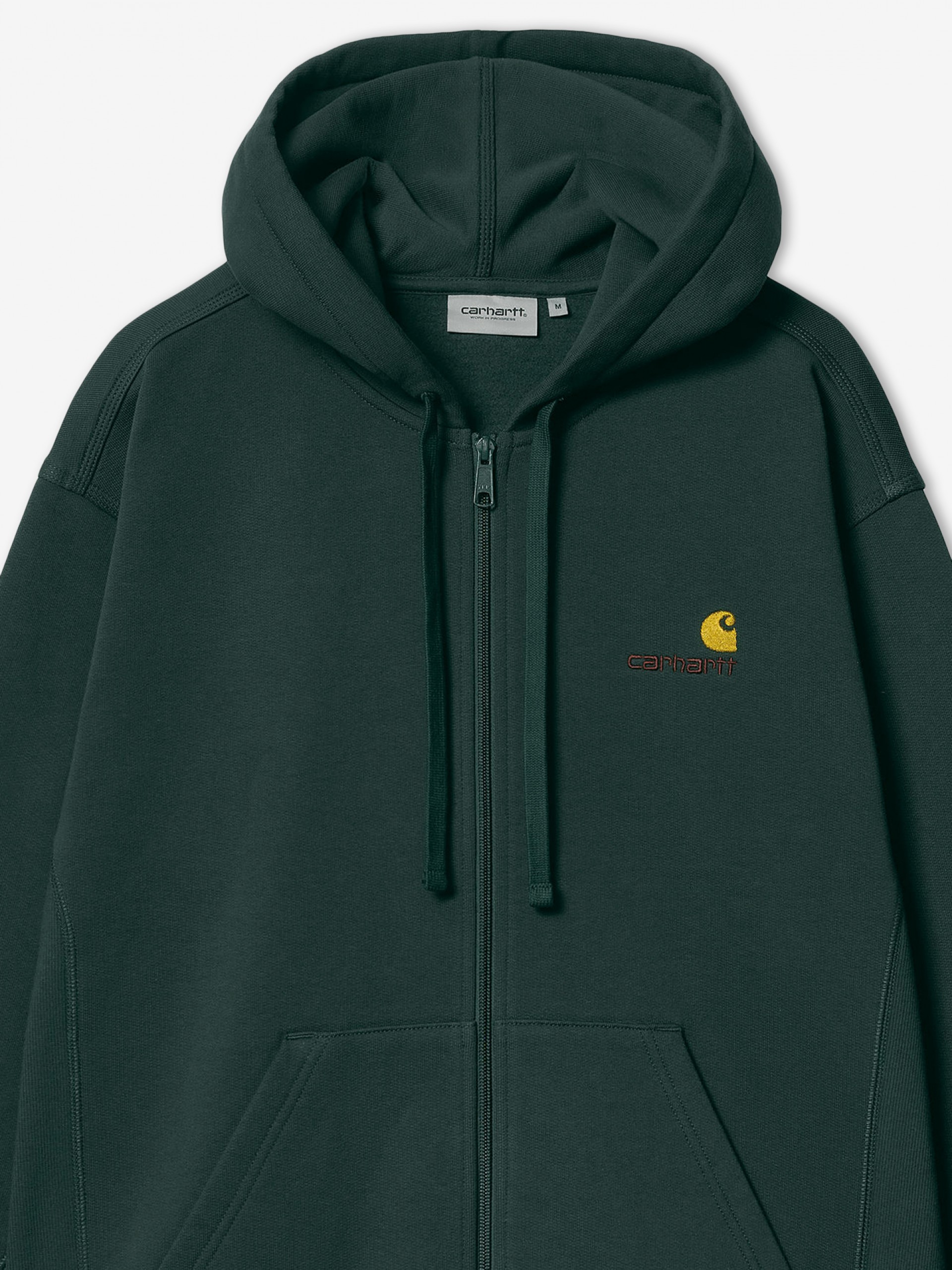 Carhartt WIP American Script Green Hooded Jacket