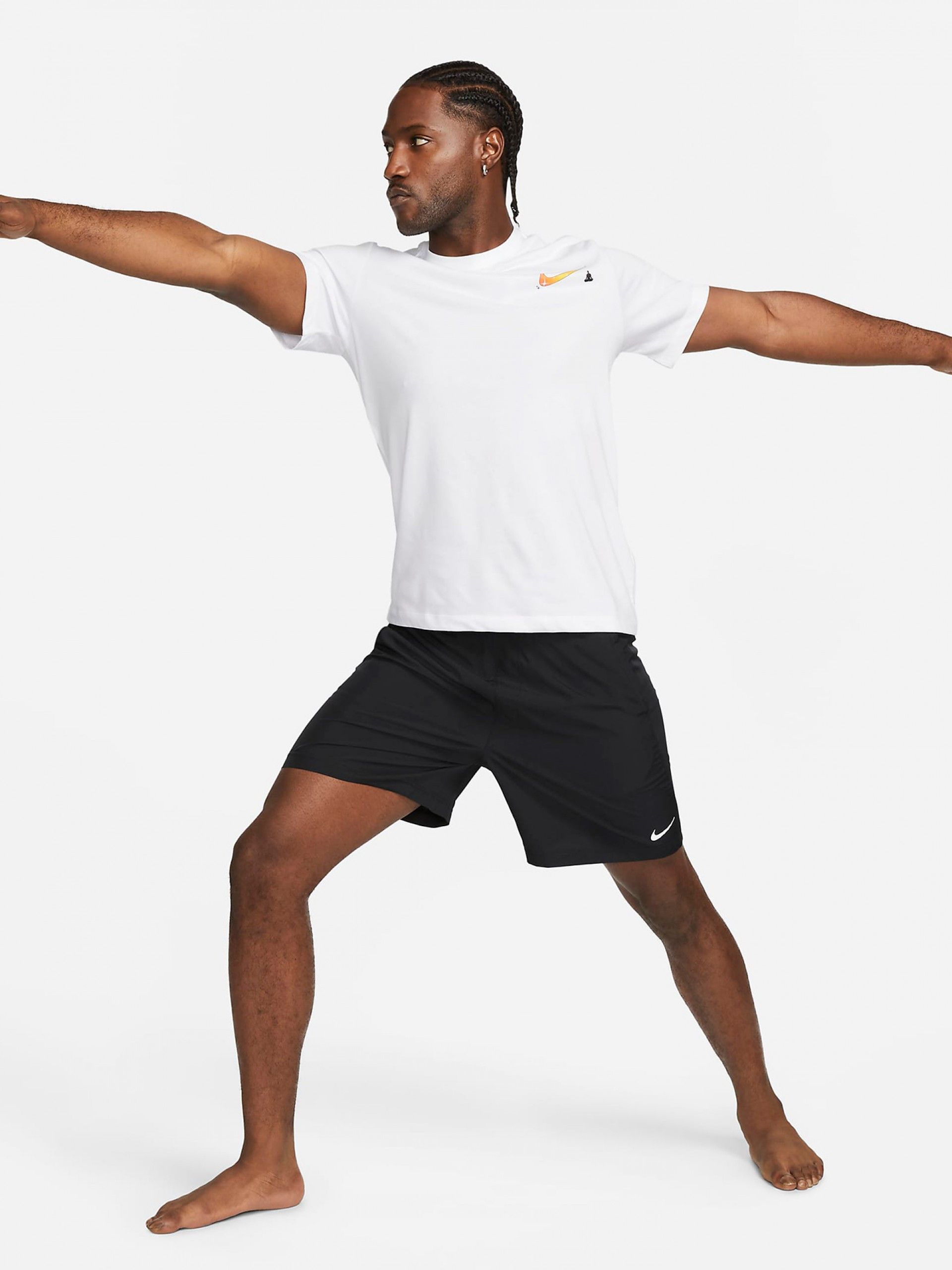 Calções de Treino Nike Form Dri-FIT 18cm Pretos Para Homem