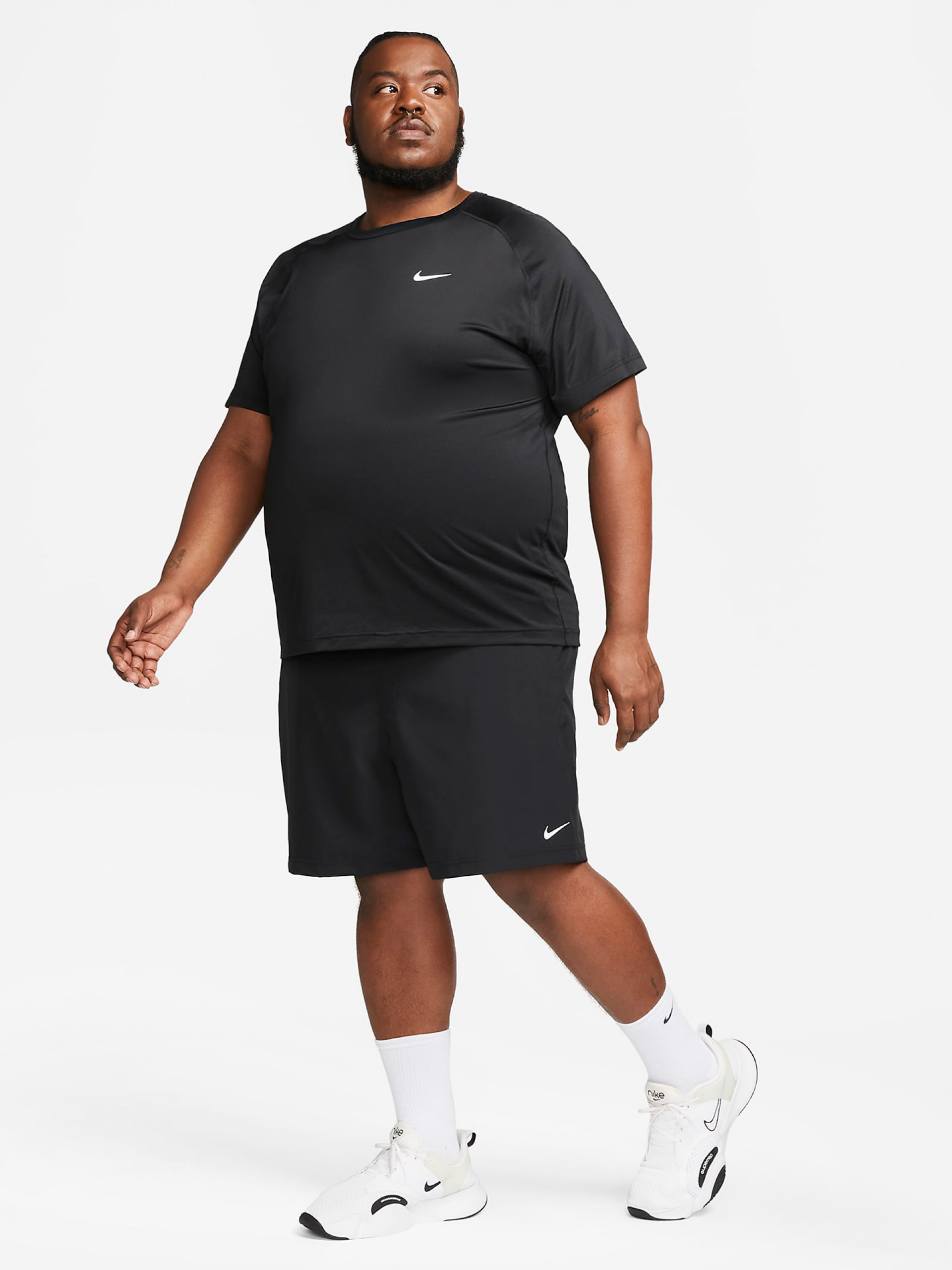 Calções de Treino Nike Form Dri-FIT 18cm Pretos Para Homem