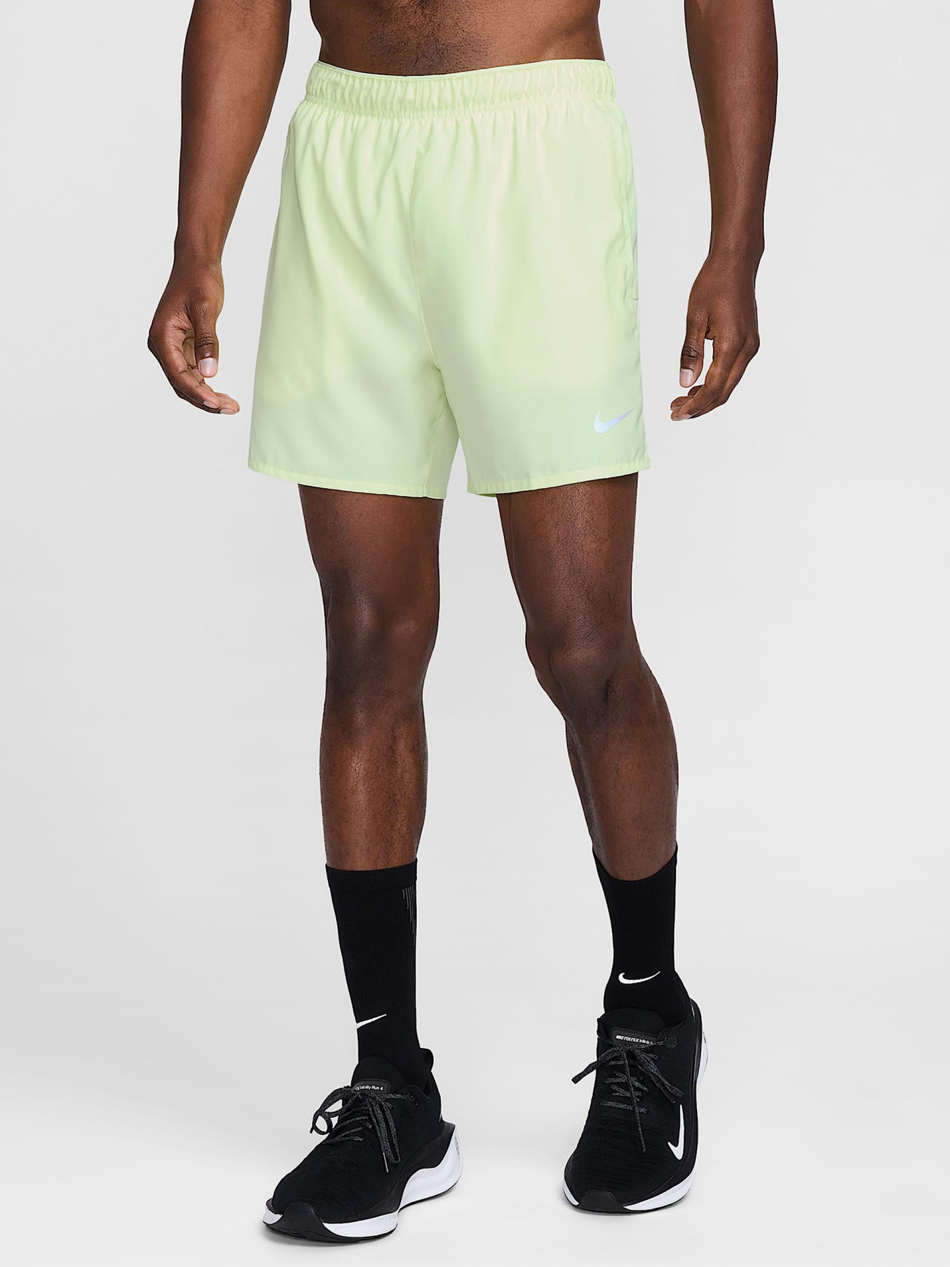 Calções de Running Nike Dri-FIT Challenger 13cm Verdes Para Homem